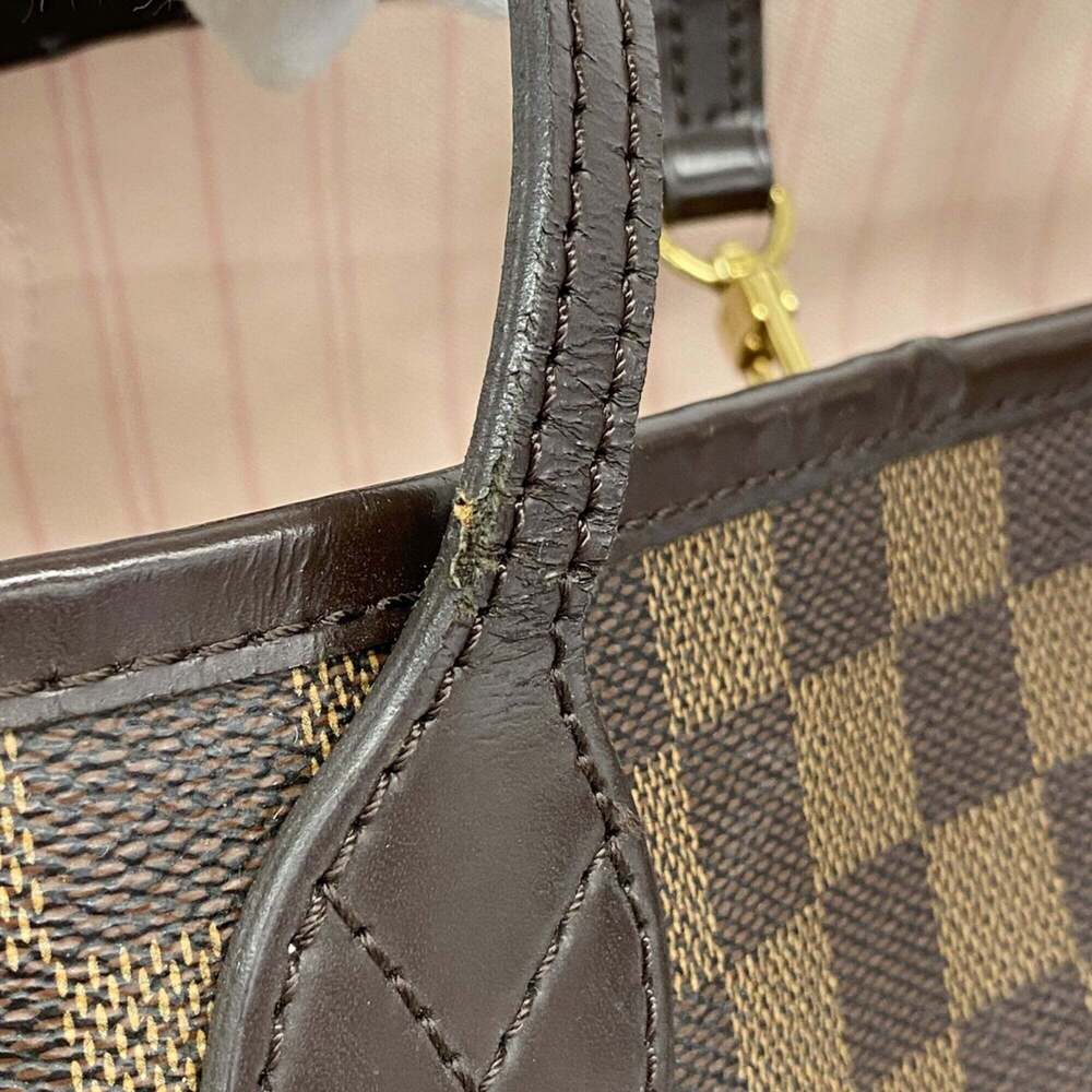 LOUIS VUITTON Brown Damier Neverfull MM Tote Bag - Picture 6 of 11